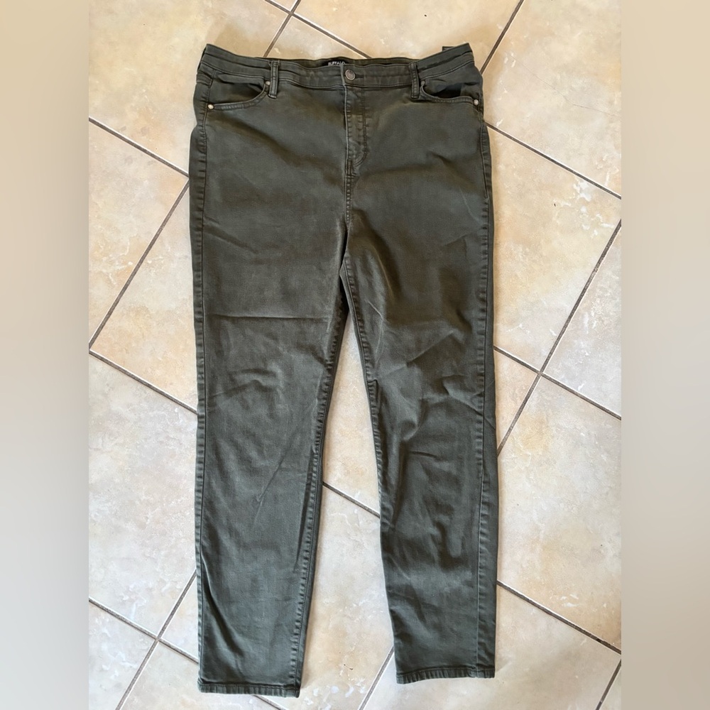 Buffalo David Bitton Olive Green Jeans
